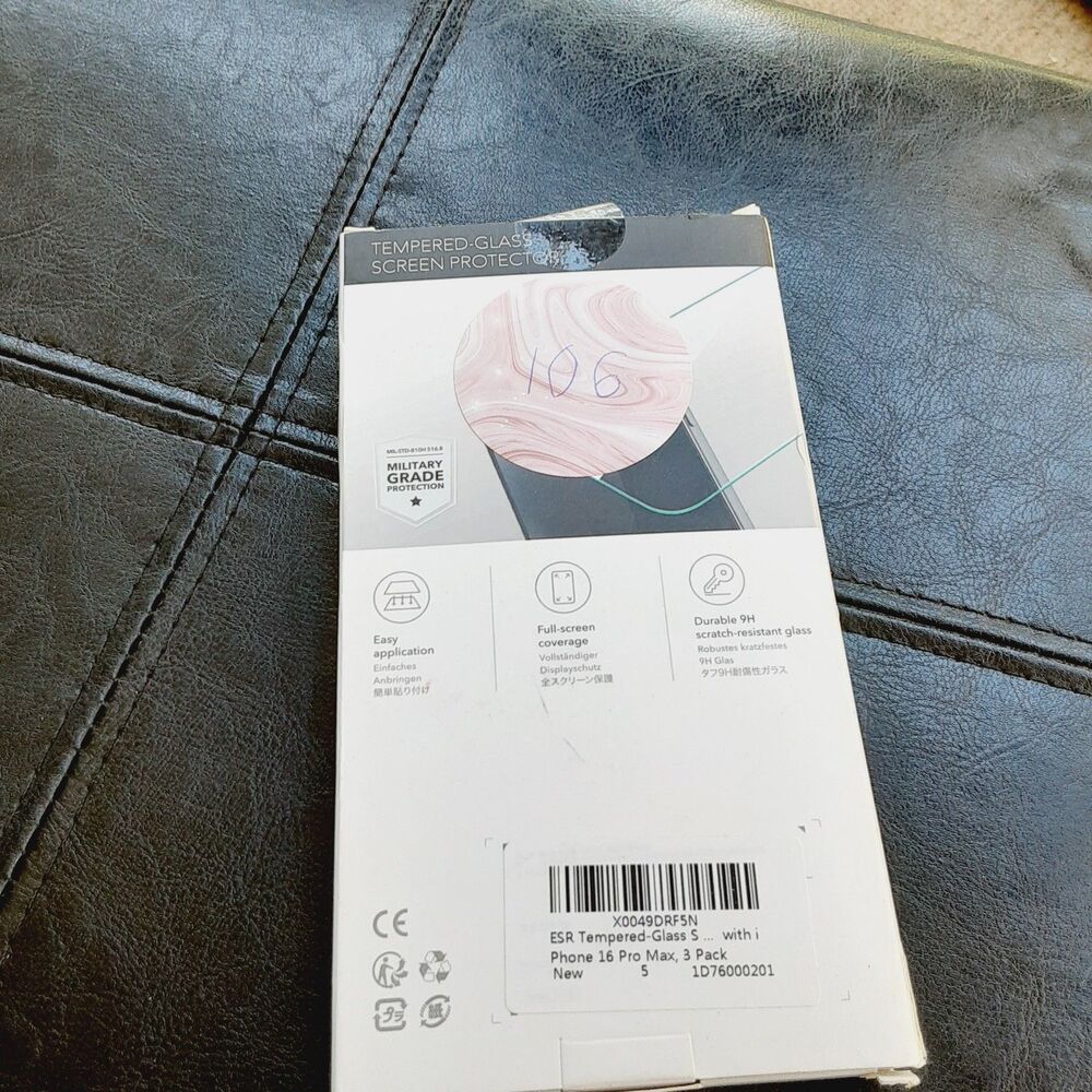 For Iphone 16 Pro Max Glass Screen Protector